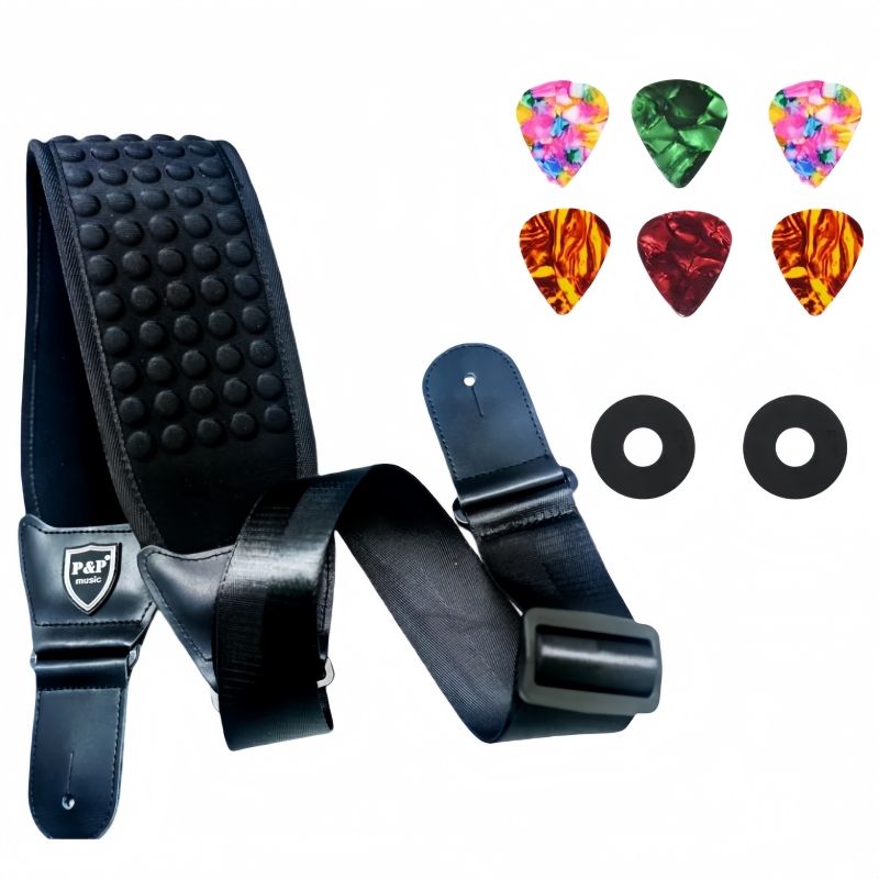Acoustic Guitar Dreadnought - P&P Comfortable 3D Sponge Guitar Strap