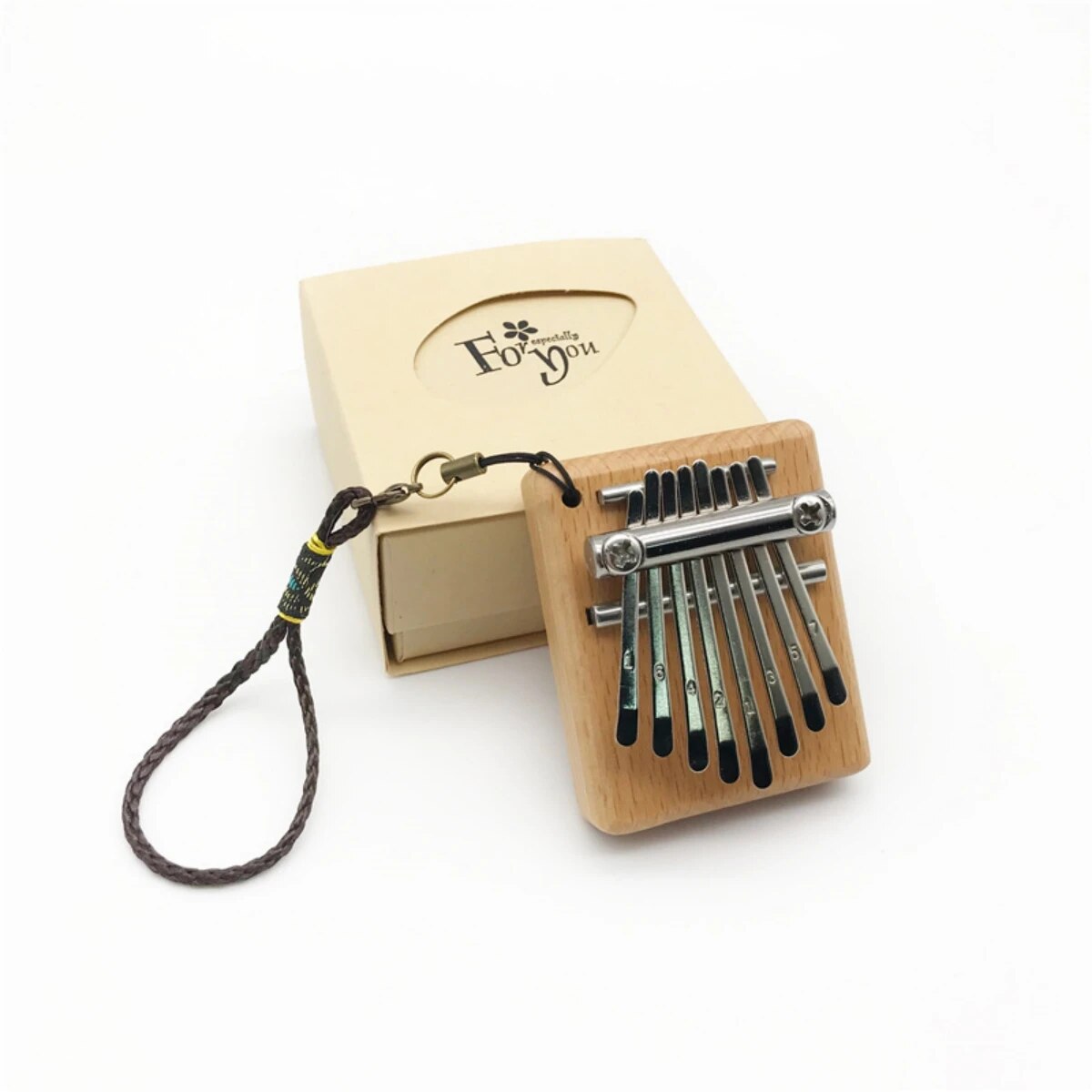 Musical Instrument African - Miwayer Mini Kalimba 8 Key Thumb