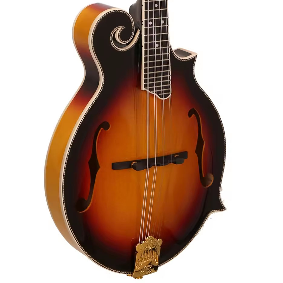 Musical Instrument Mandolin - 8-String Mandolin, SUNBURST Glossy Finish, Rosewood