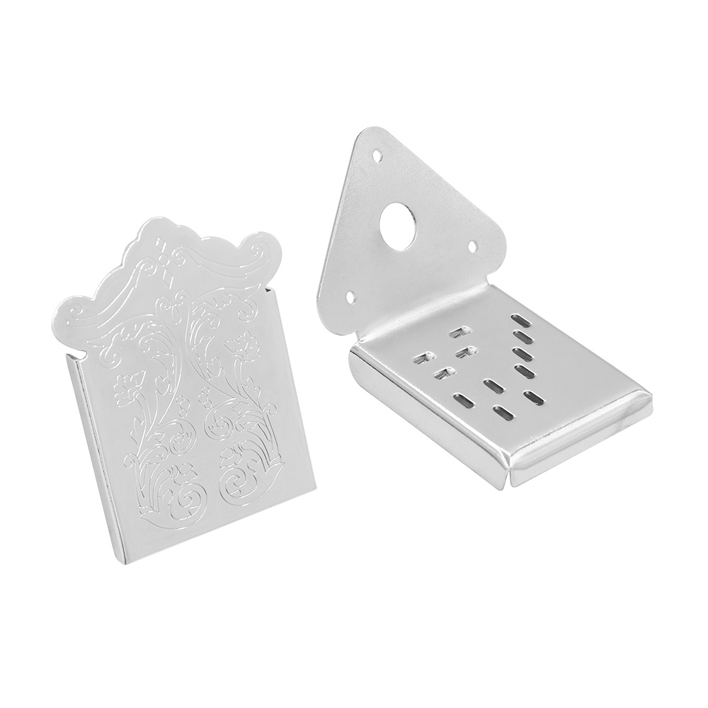 Musical Instrument Mandolin - Mandolin Tailpiece Bridge Chrome Plated Cigar