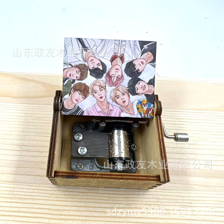 Musical Instrument Handpan - Kpop BTS Wooden Hand Crank Musical
