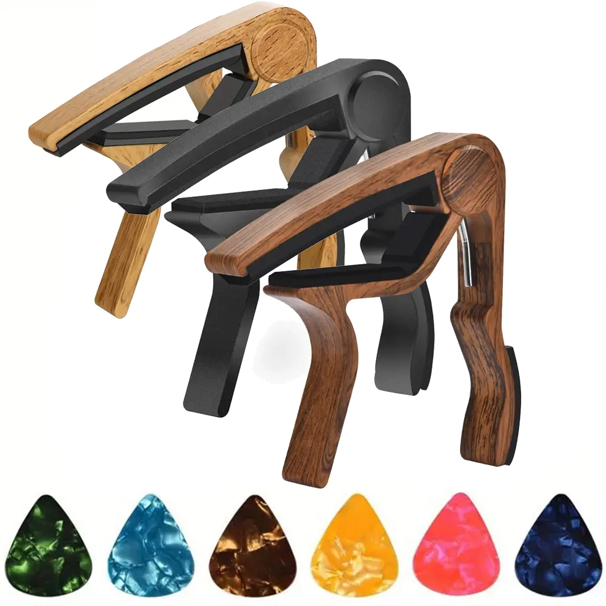 Acoustic Guitar Dreadnought - High-Quality Zinc Alloy Guitar Capo with