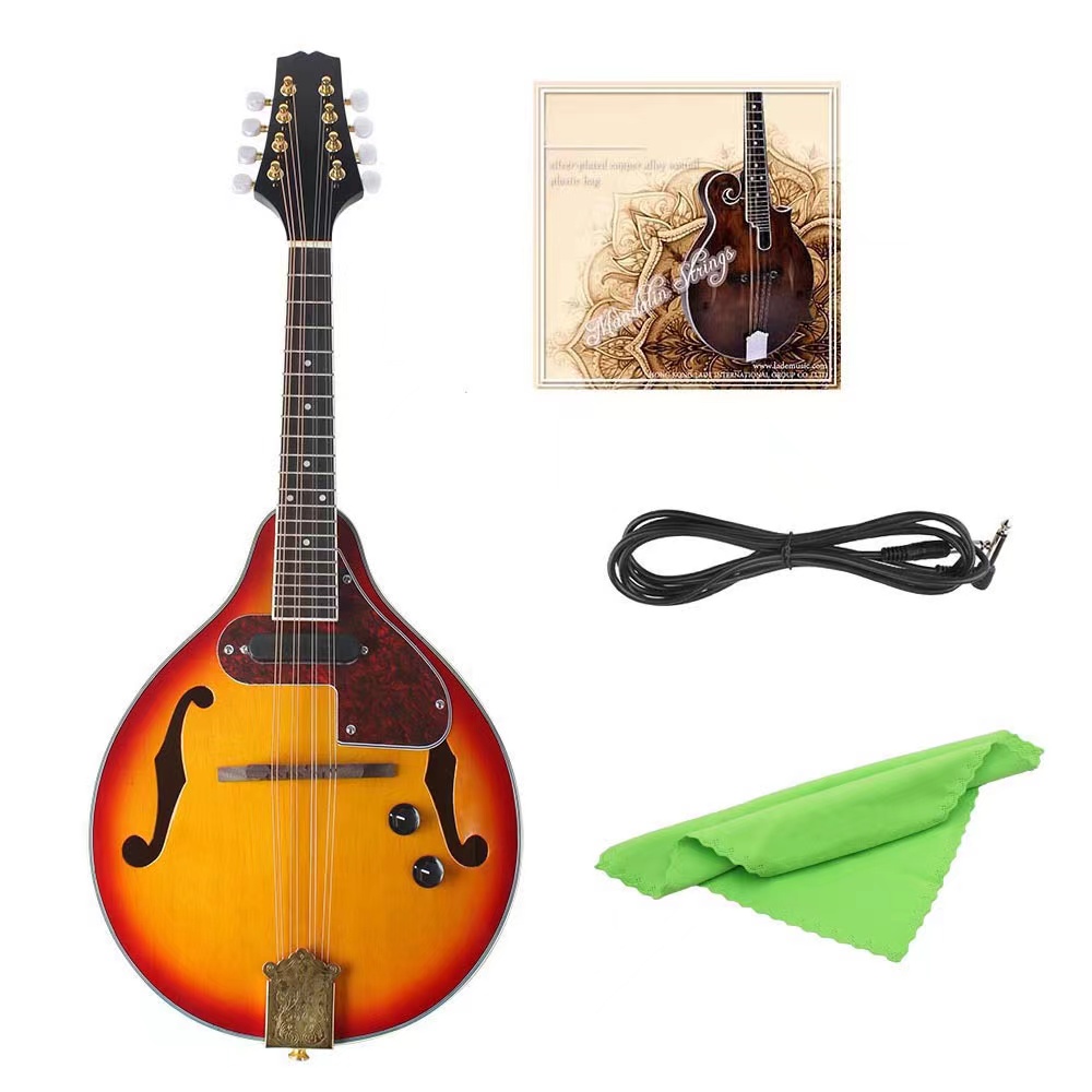 Musical Instrument Mandolin - Spruce Mandolin Instrument, Oud, 8 Strings,