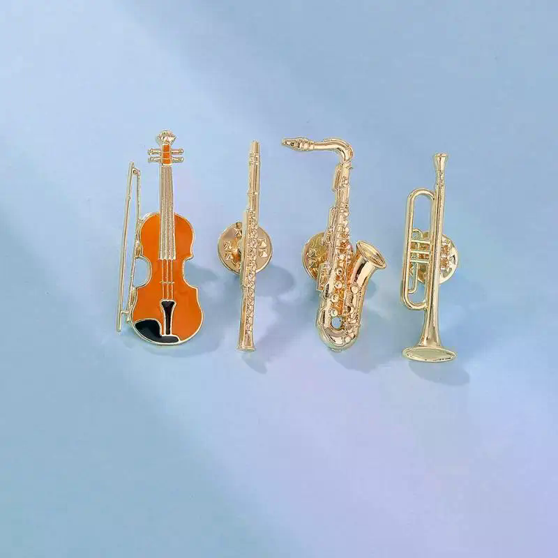Musical Instrument In Orchestra - 1Pcs Symphony Orchestra Badge Funny Musical