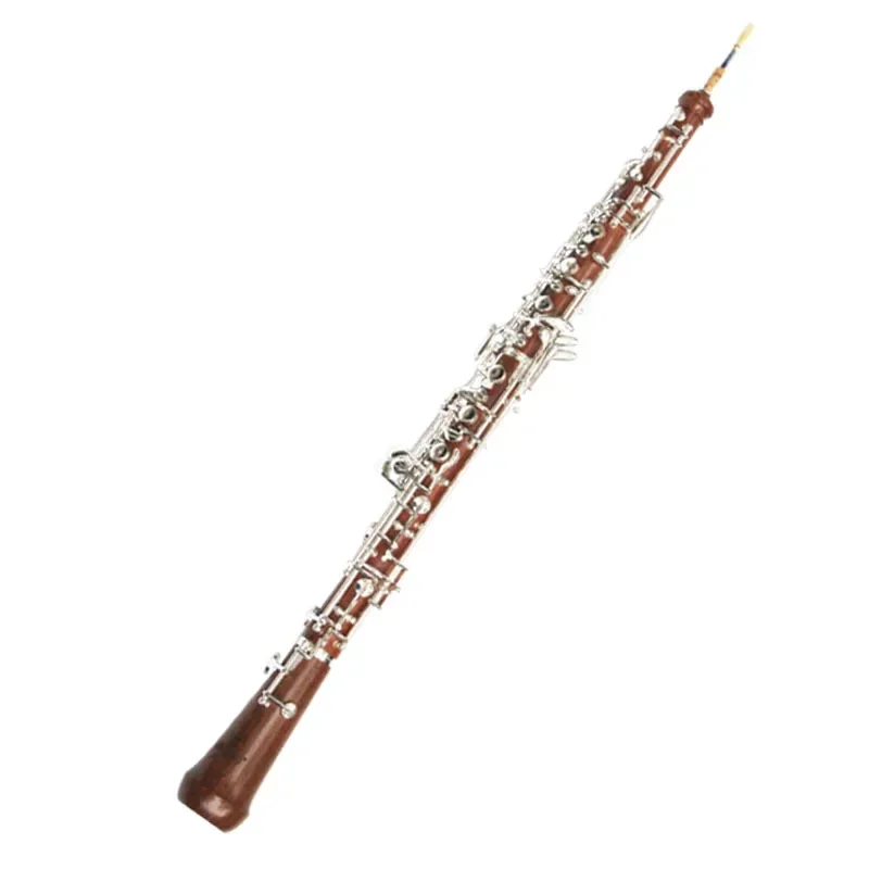 Musical Instrument In Orchestra - Oboe C Whitewashed brass and silver