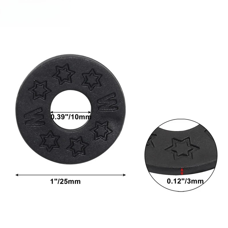 10 pcs Guitar Strap Block Rubb - Charango 10 String ulasan dan harga