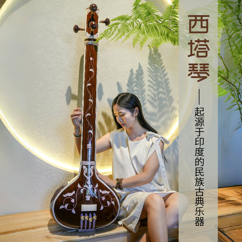 Handmade Sitar National Musica - Musical Instrument Sitar ulasan dan harga