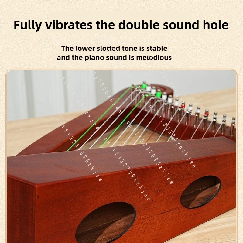 Handmade 15 Tone Harp Sound Th - Musical Instrument For Beginners ulasan dan harga