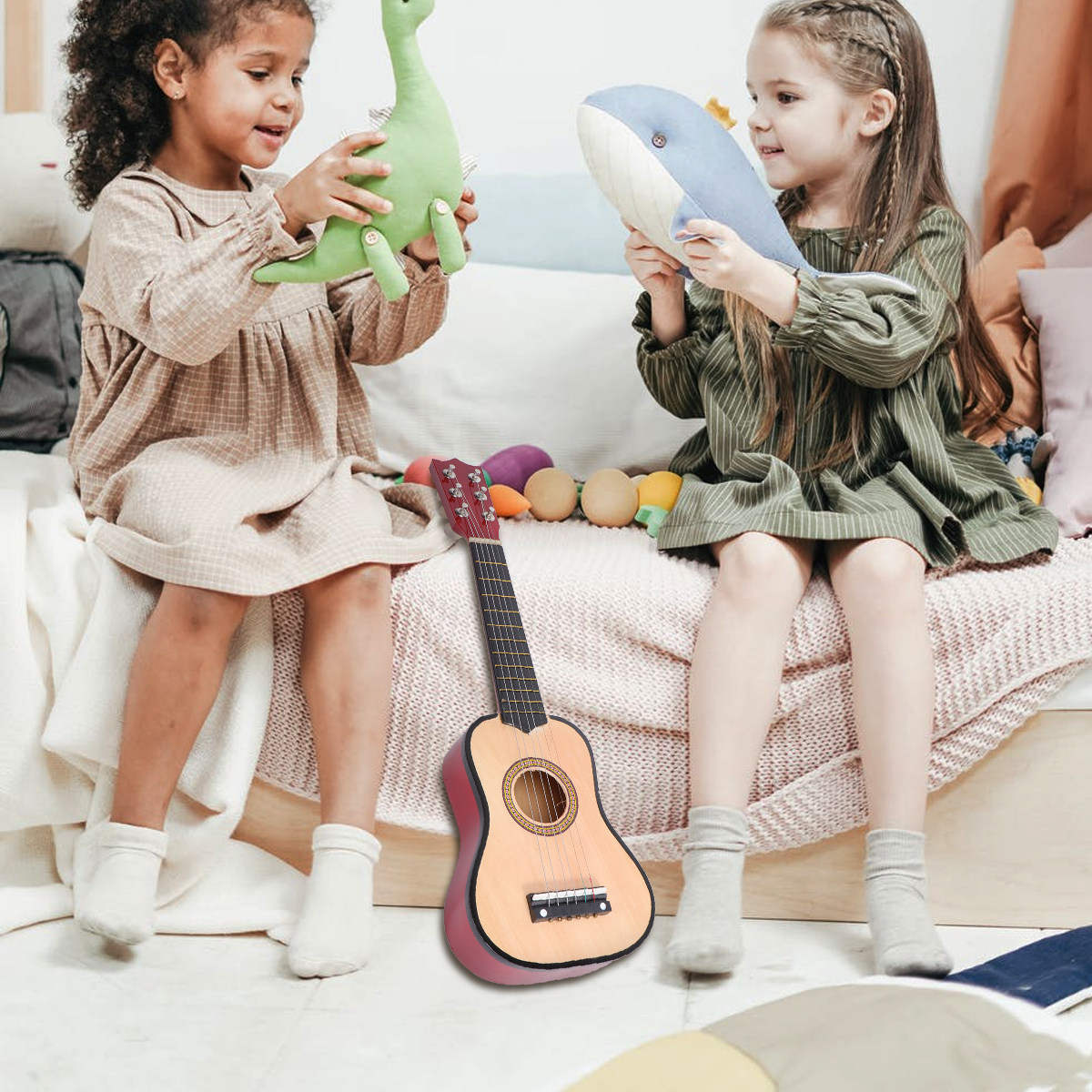 21Inch Children Acoustic Folk  - Musical Instrument For Beginners ulasan dan harga