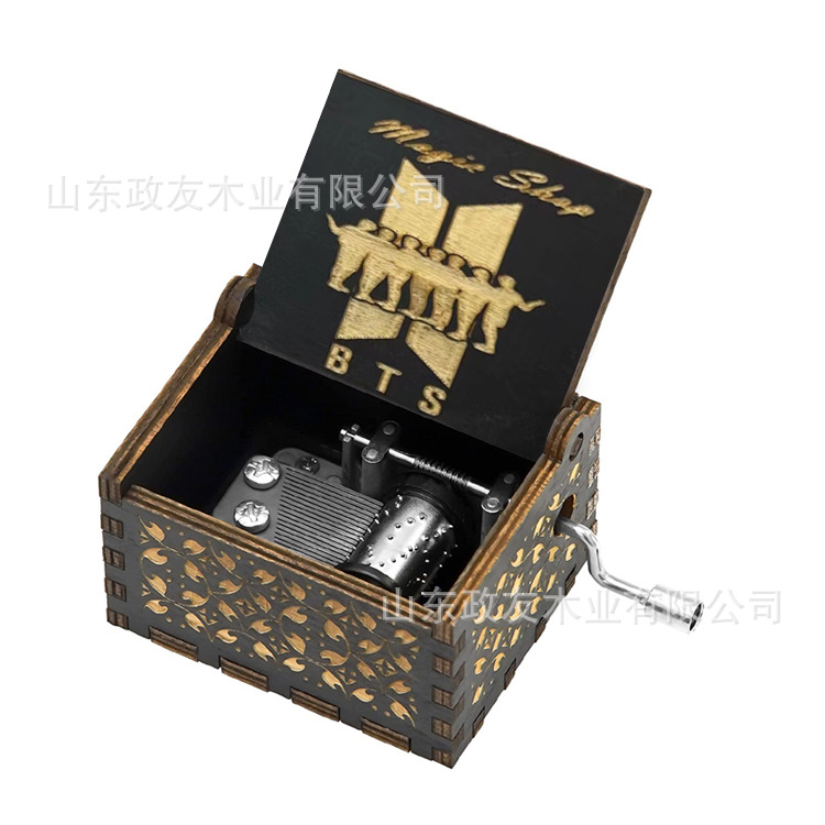 Kpop BTS Wooden Hand Crank Mus - Musical Instrument Handpan ulasan dan harga