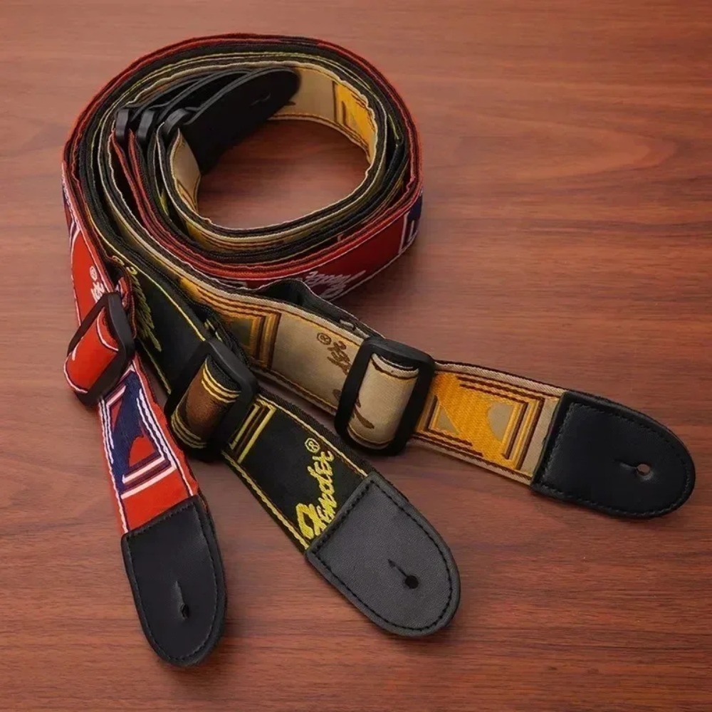 1pc Embroidery Guitar Strap Le - Acoustic Guitar Dreadnought ulasan dan harga