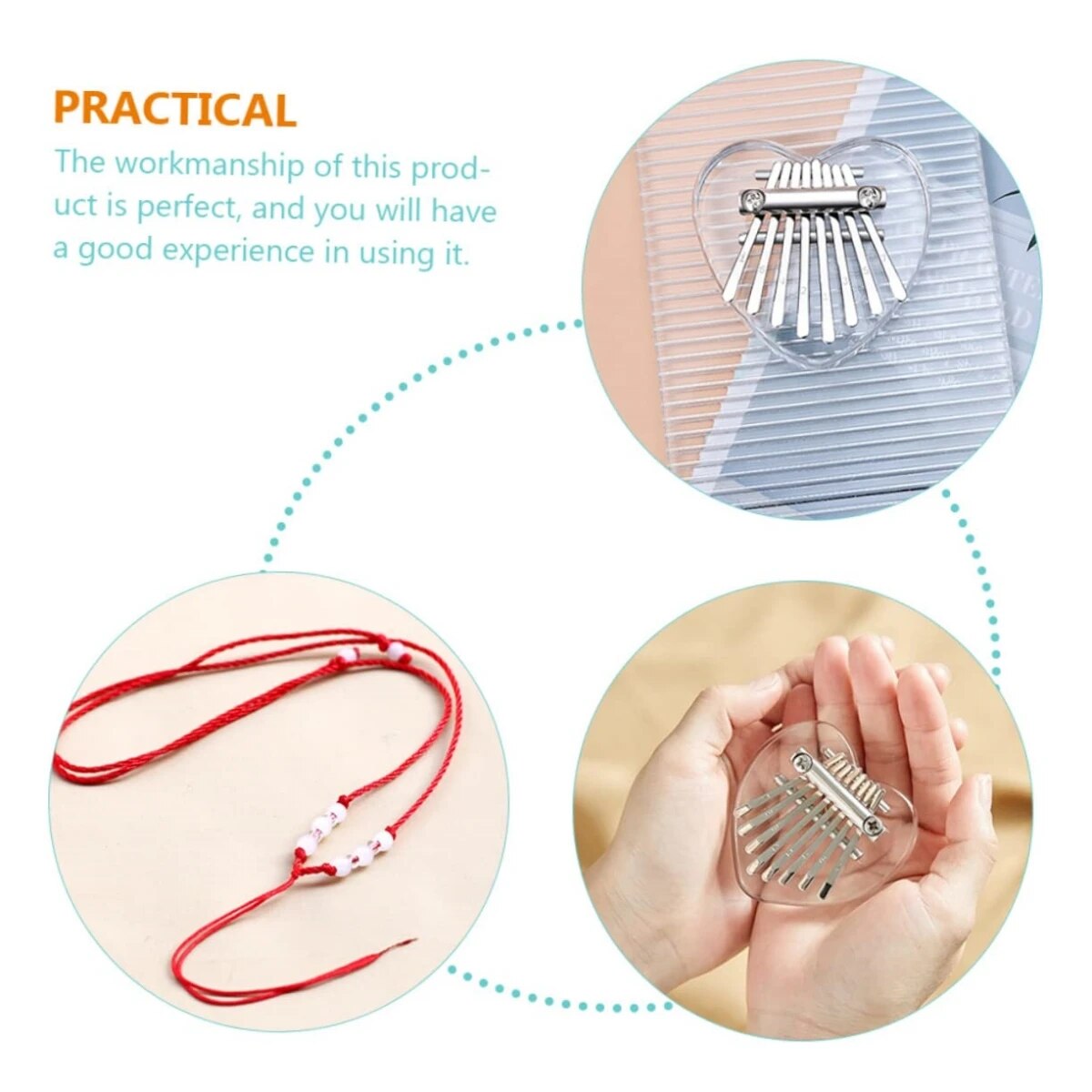 Miwayer 8 Keys Mini Kalimba Ra - Musical Instrument African ulasan dan harga