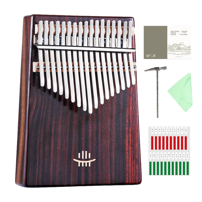 Hluru Kalimba 17 Keys with Hol - Musical Instrument For Beginners ulasan dan harga