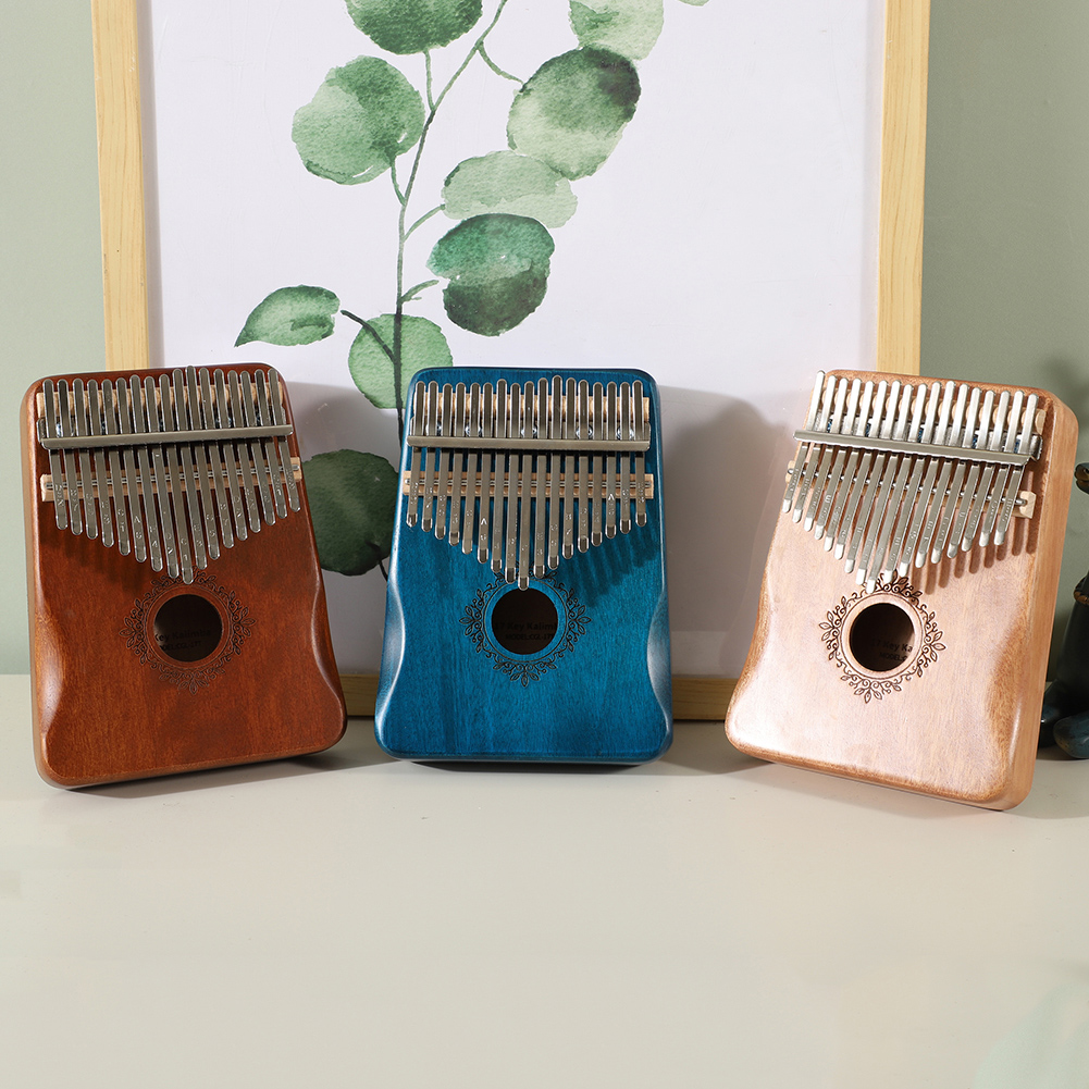 8/17Keys Mini Wooden Kalimba H - Musical Instrument For Beginners ulasan dan harga
