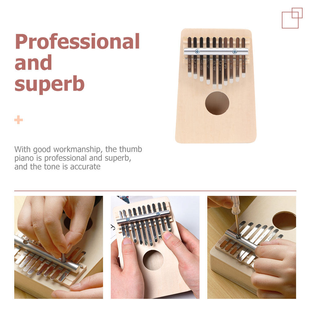 1Set Thumb Piano Portable Kali - Musical Instrument For Beginners ulasan dan harga