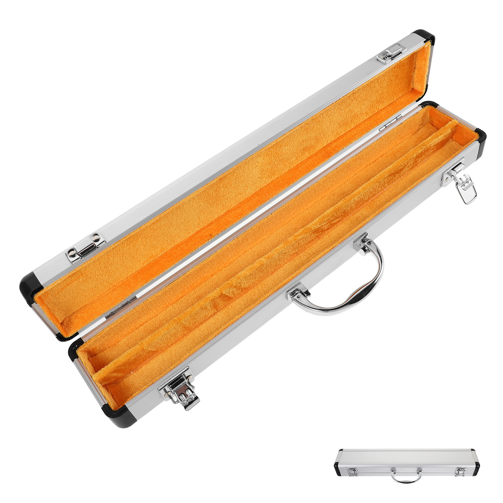 Flute Case Aluminum Alloy Port - Musical Instrument Box ulasan dan harga