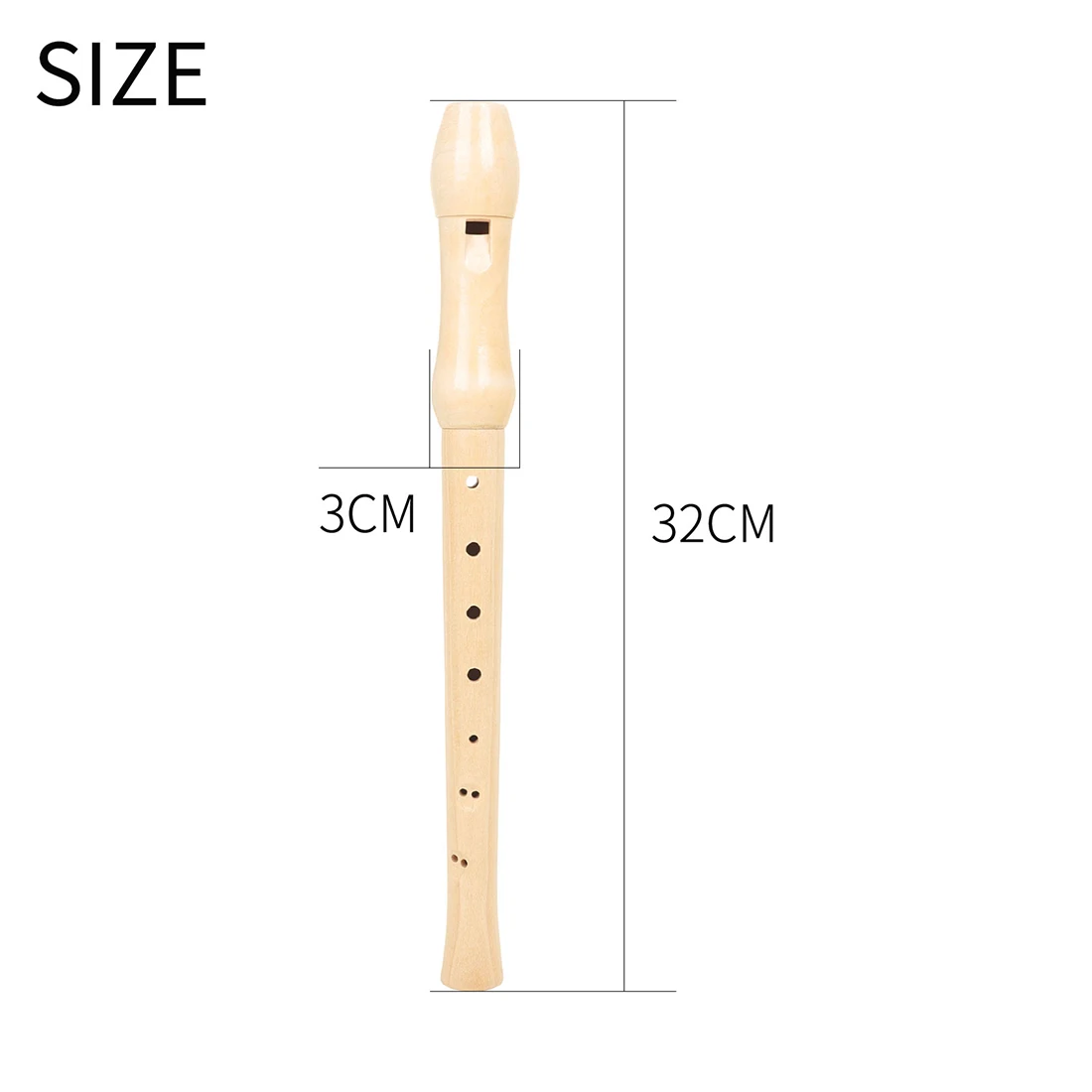 1pc 8 Hole Treble Clarinet Woo - Recorder Baroque Style ulasan dan harga