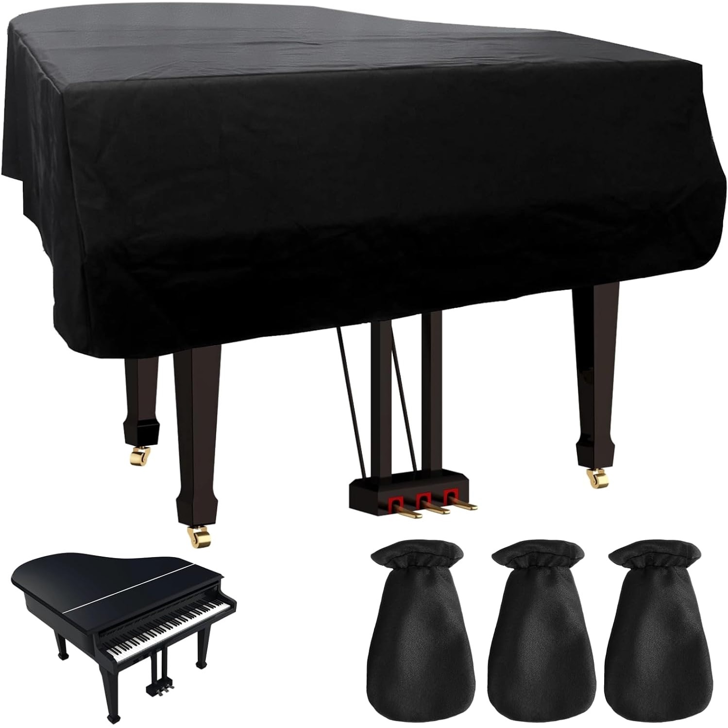 Piano Covers Pedal Sleeves, Pe - Musical Instrument Like Piano ulasan dan harga