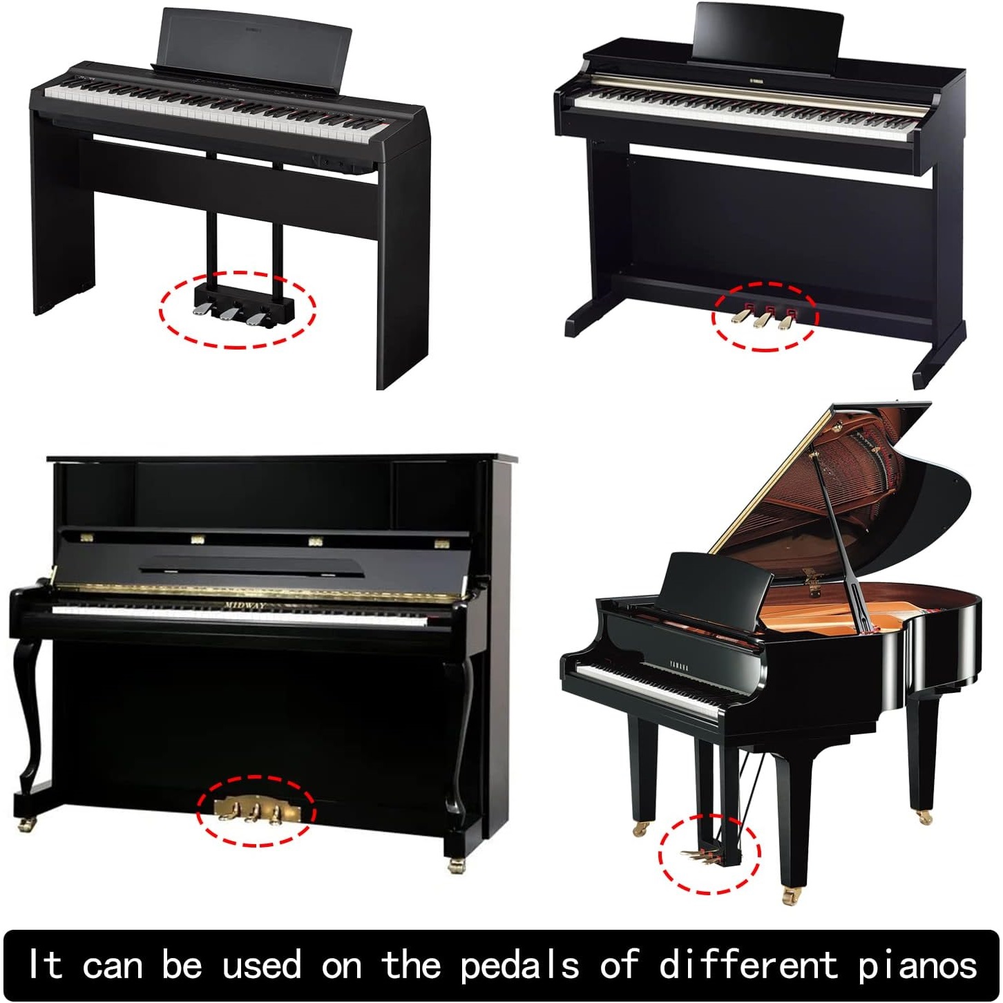 Piano Covers Pedal Sleeves, Pe - Musical Instrument Like Piano ulasan dan harga