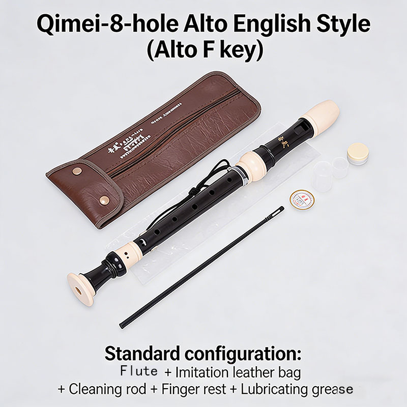 8-hole Alto Recorder F Key Ver - Recorder Baroque Style ulasan dan harga