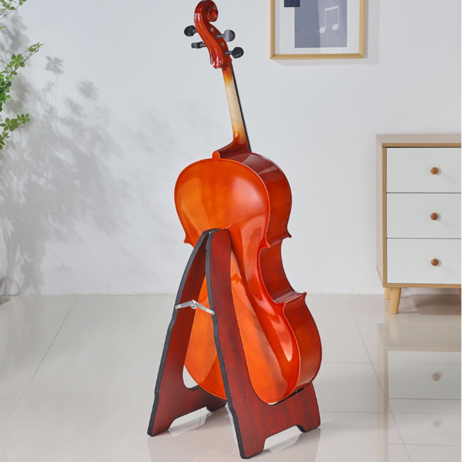 Floor Cello Stand Elegant Desi - Musical Instrument Cello ulasan dan harga