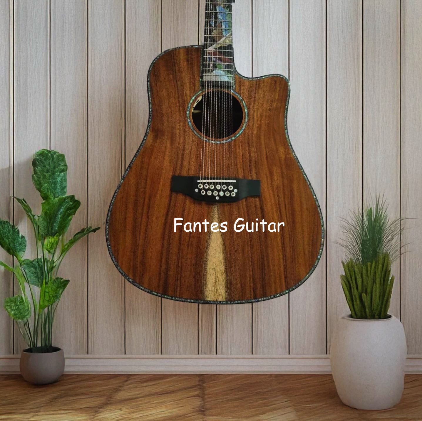 Custom 12 Strings Dreadnought  - Acoustic Guitar Dreadnought ulasan dan harga