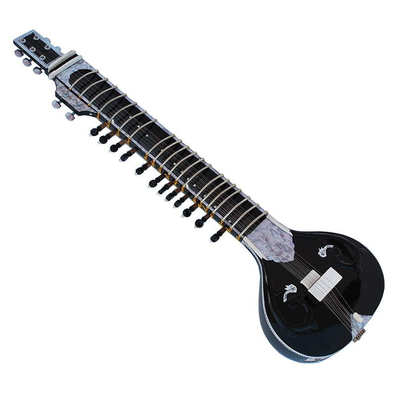 Indian sitar classical hand-ca - Musical Instrument Sitar ulasan dan harga