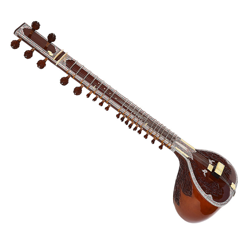 Indian sitar classical hand-ca - Musical Instrument Sitar ulasan dan harga