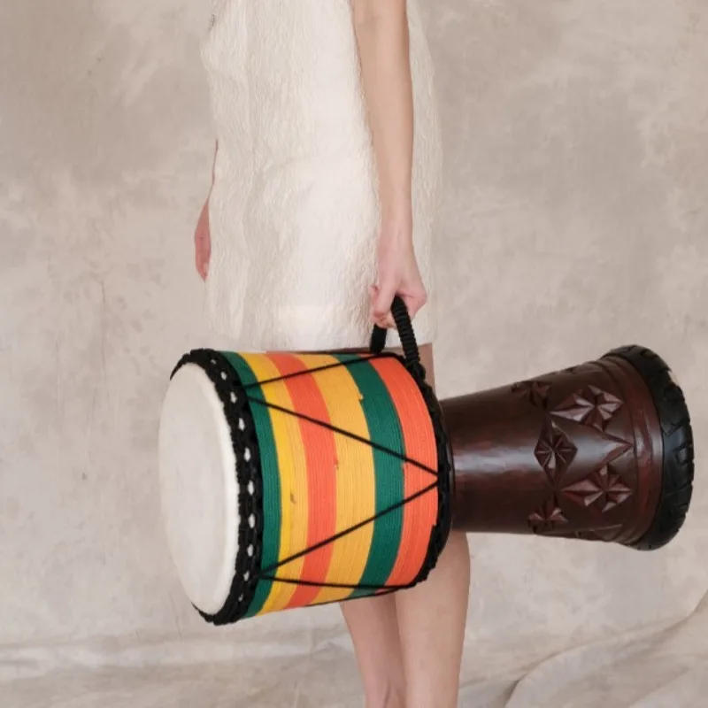12 Inch Djembe Mahogany Africa - Musical Instrument African ulasan dan harga