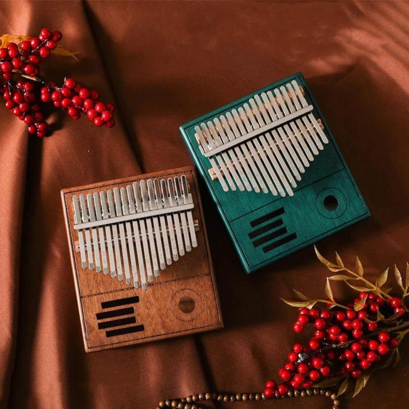 Retro Kalimba 17 Key Thumb Pia - Musical Instrument Box ulasan dan harga