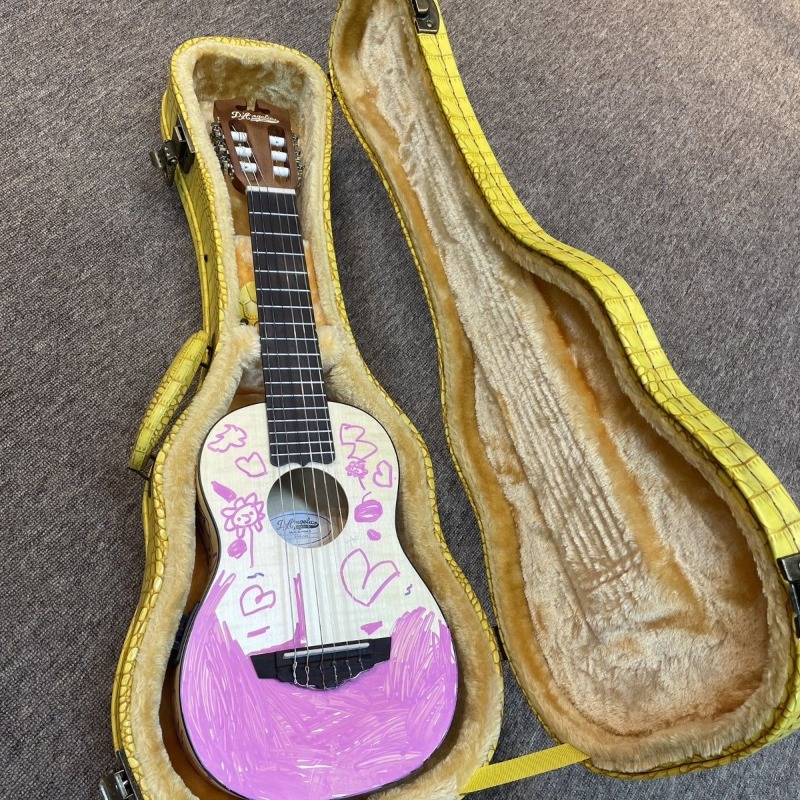 26 Inch Leather Ukulele Box Fl - Musical Instrument Box ulasan dan harga