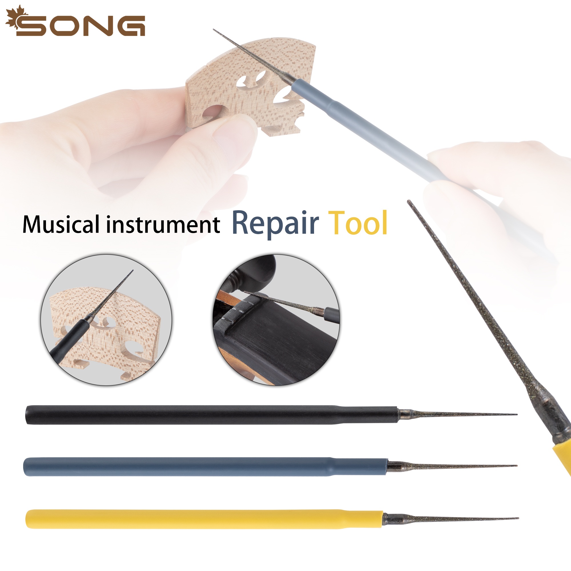 Mini Violin Bridge Slotting Fi - Musical Instrument Cello ulasan dan harga