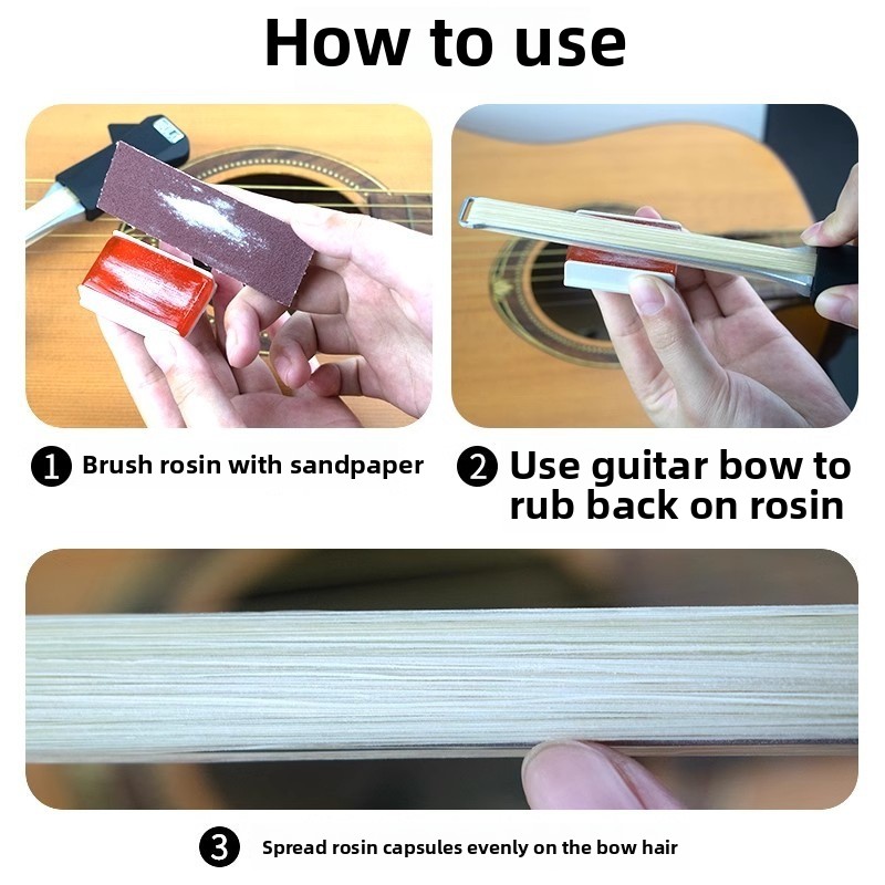 Guitar Bow Picasso Bow Perform - Musical Instrument Cello ulasan dan harga