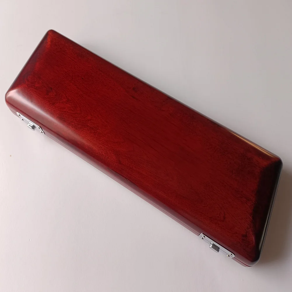 Maple Wood Flute Case for Flut - Musical Instrument Box ulasan dan harga