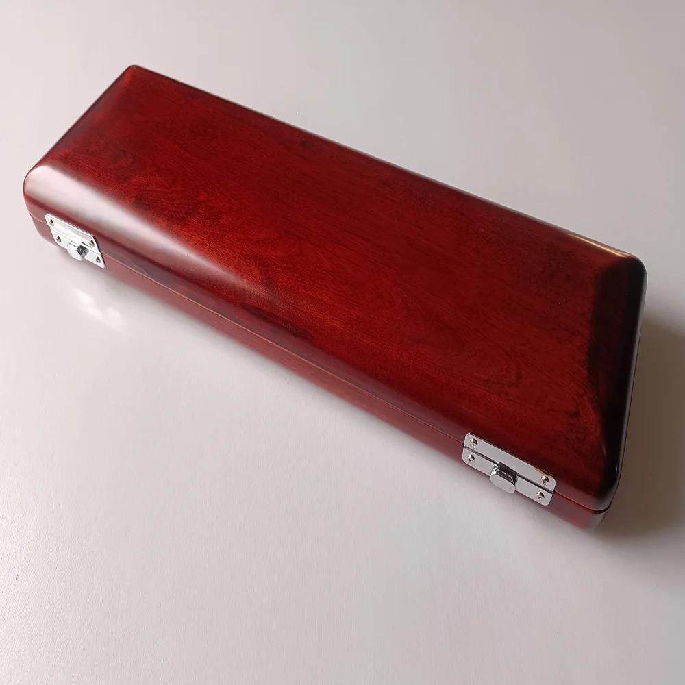 Maple Wood Flute Case for Flut - Musical Instrument Box ulasan dan harga