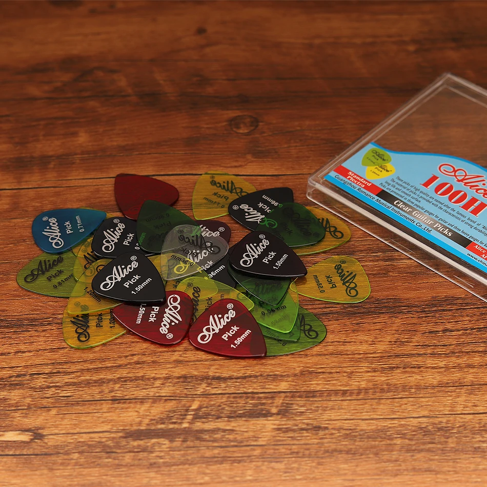 Alice AP-100H 100Pcs/Set Clear - Acoustic Guitar Dreadnought ulasan dan harga
